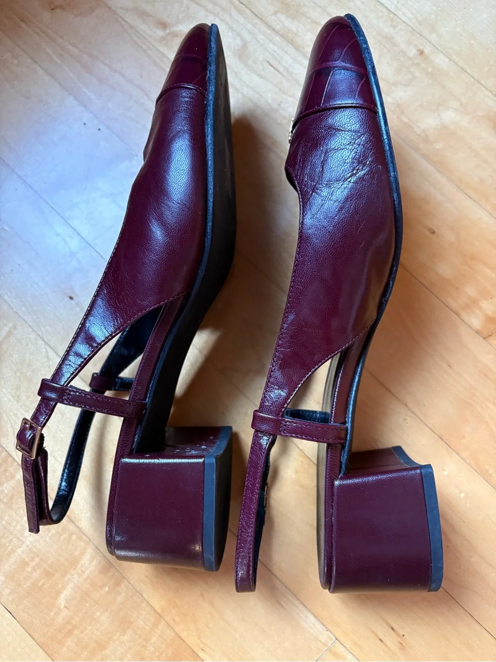 Tory Burch elegant burgundy